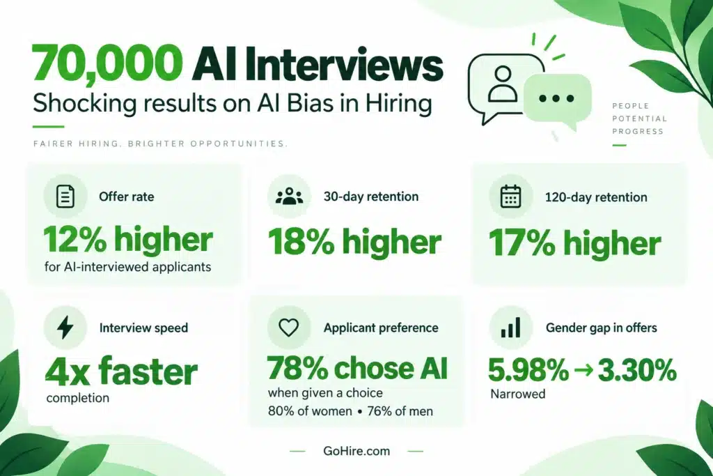AI interview stats based on 2026 study